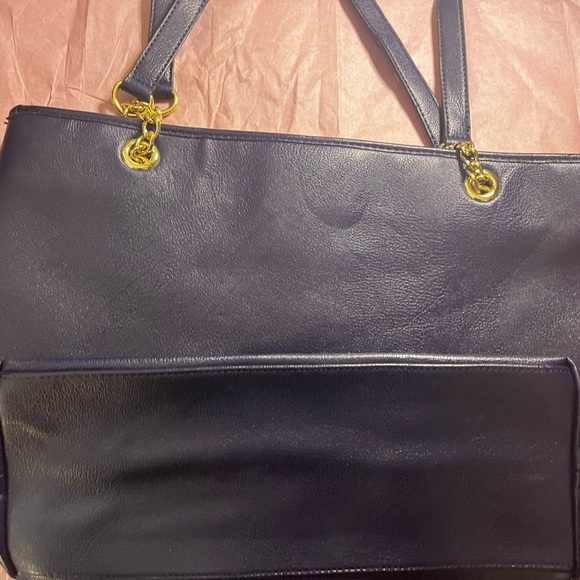 This is a slightly used bright blue Ann Klein - Picture 4 of 5